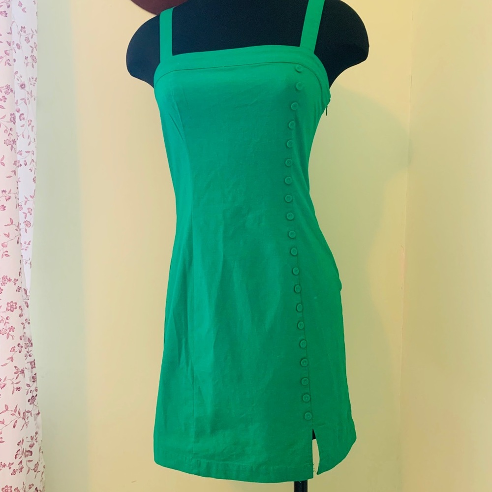 Adorable green summer dress